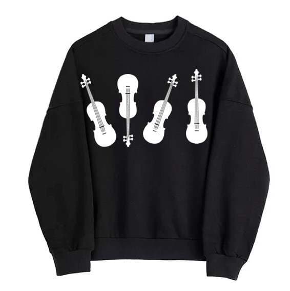 Guitar strings sweatshirt